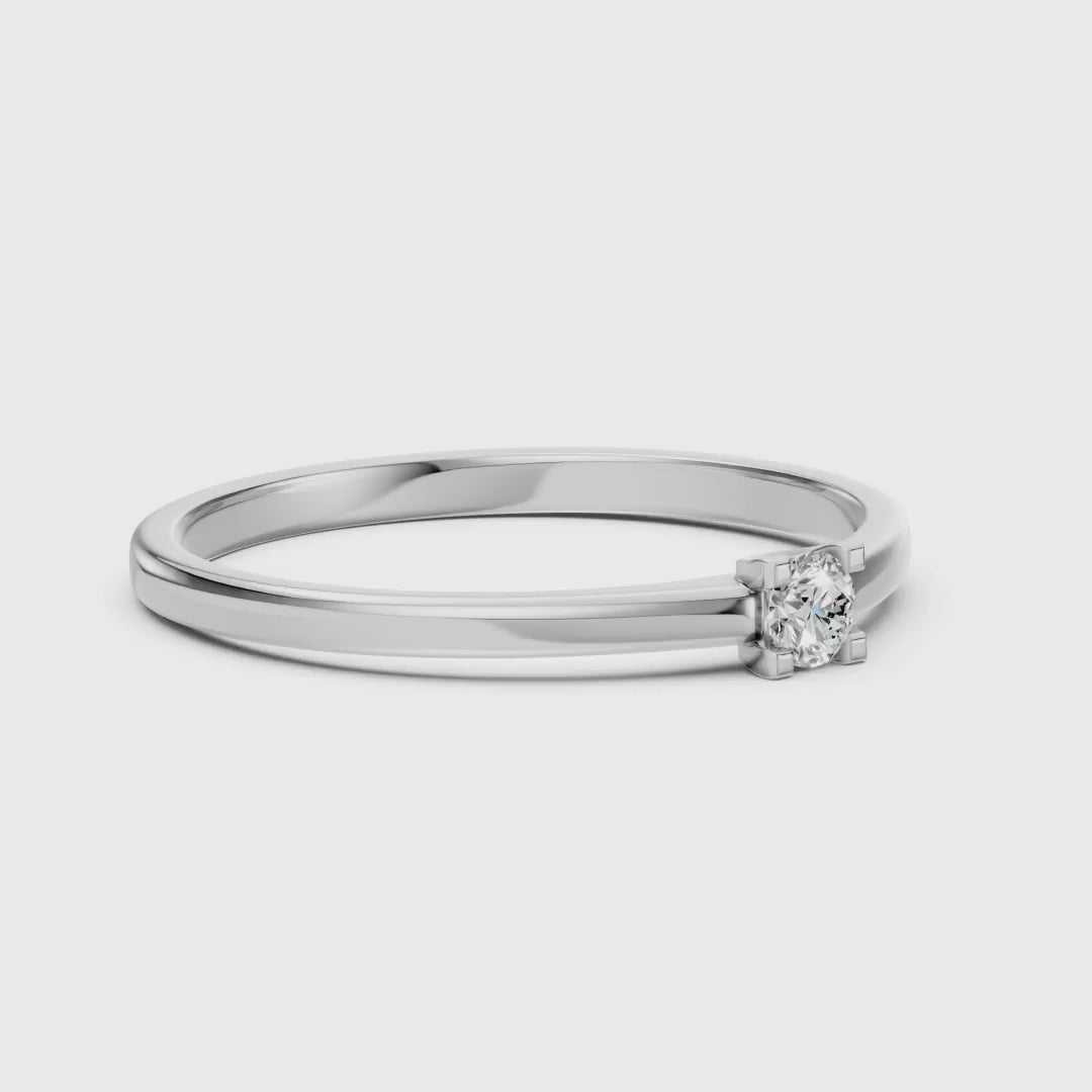 Eleganter Diamant-Ring aus 18K Gold - 101-10117(3.0)