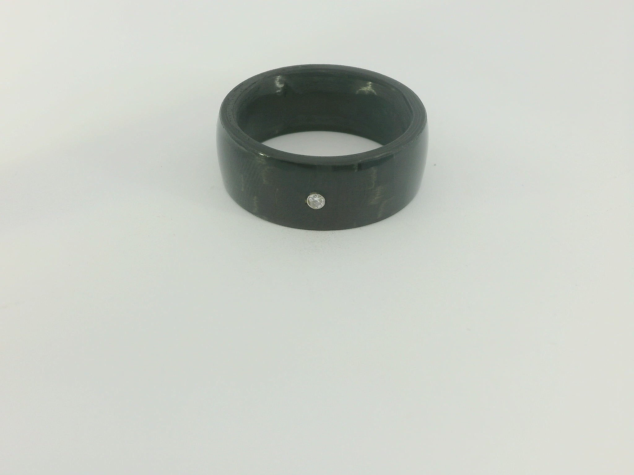 Partnerringe Carbon mit Brillant – Modell - CB-002/8