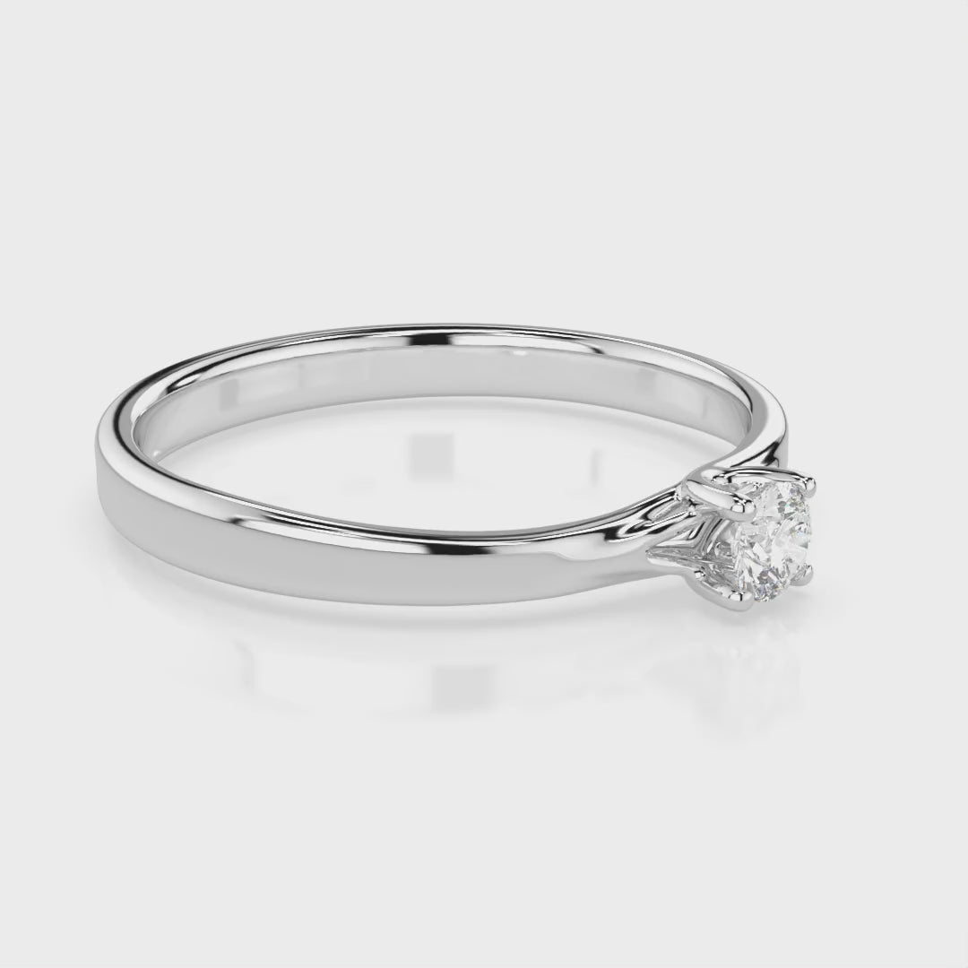 Eleganter Diamant-Ring aus 18K Gold - 101-10014(3.0)