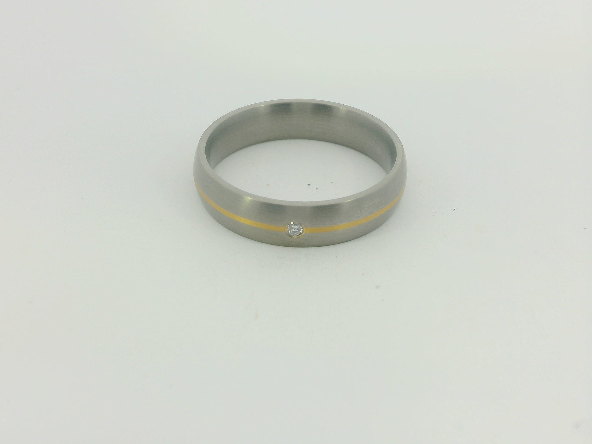 Partnerringe Titan & 24 Karat - 999 Gold - TGB18/5