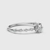 Eleganter Diamant-Ring aus 18K Gold mit zertifiziertem Stein - 101-10144(4.7)