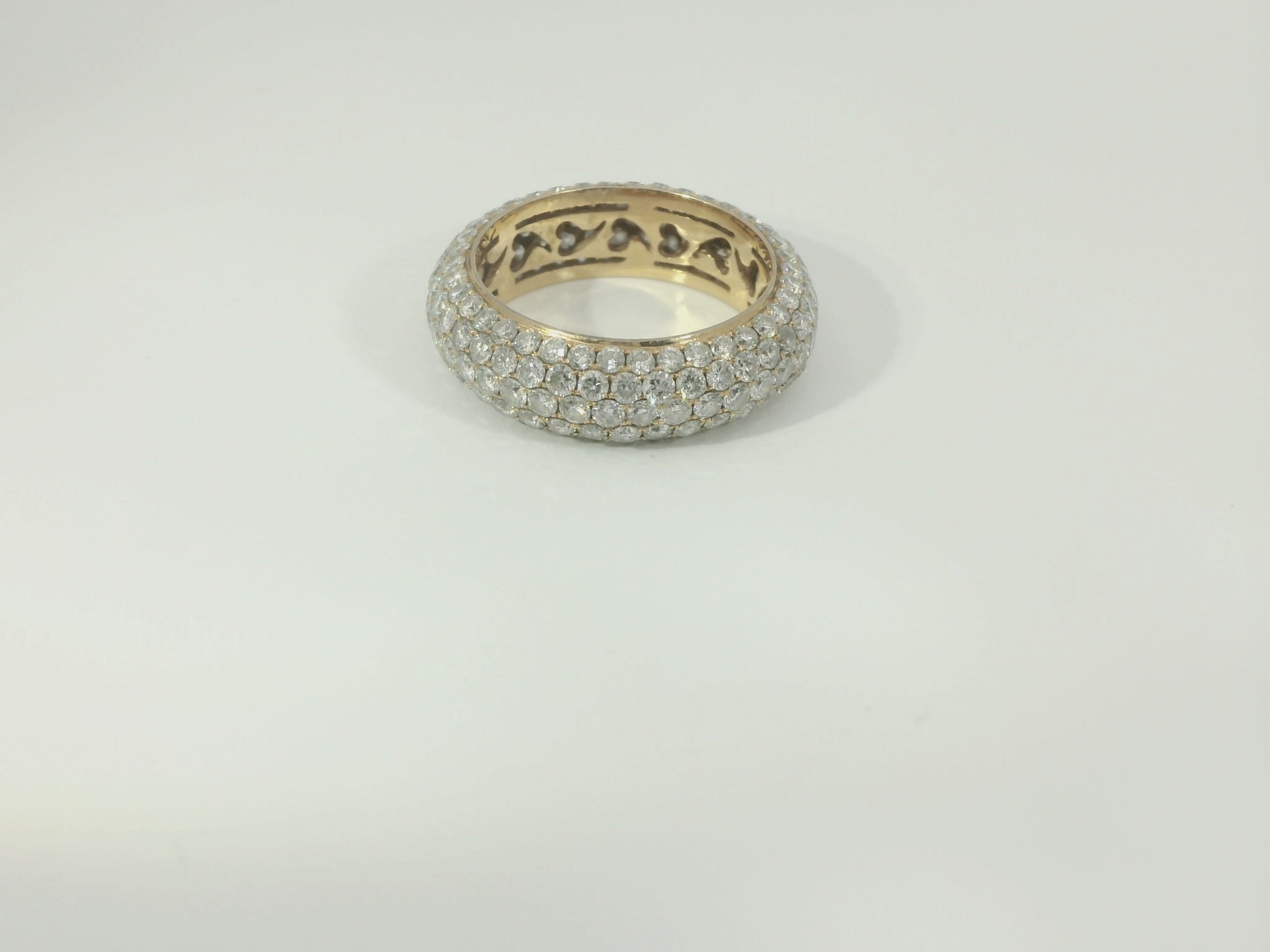 Damenring 750 Gelbgold Brillant TW/SI Gr. 51.5