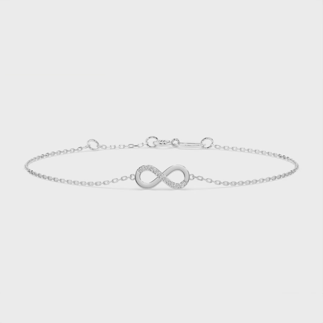 Elegantes Diamant-Armband aus 18K Gold - 105-10009