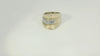 18K Gelbgold - 750 Ring 11.7gr mit 4 Diamanten