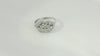 18K Weissgold - 750 Ring 9gr mit 20 Diamanten
