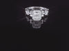 Bague élégante pour femme en or blanc 18 carats, sertie de 29 diamants - BYZ0005005 