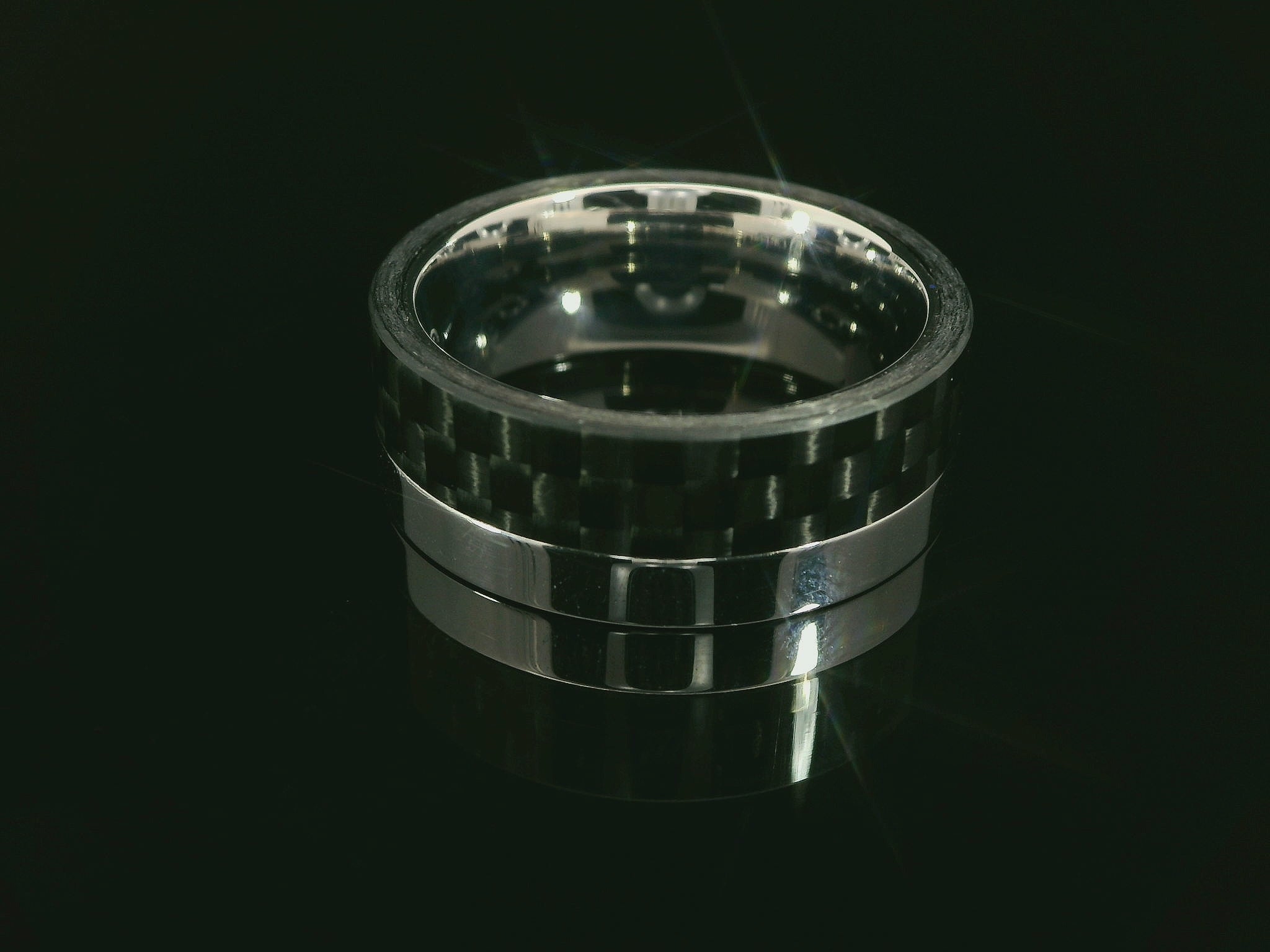 Partnerring Carbon & Stahl – Modell CS-039/8