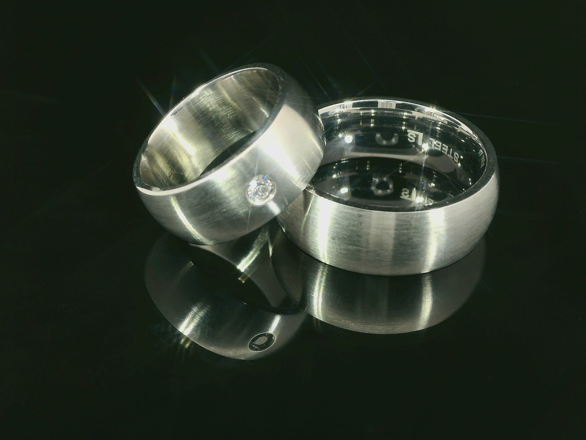 Partnerringe Edelstahl - IS/25-6/80 & IS/25-8S/80
