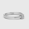 Eleganter Diamant-Ring aus 18K Gold mit zertifiziertem Stein - 101-10012/1(4.7)
