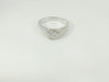 Damenring 750 Weissgold Diamant Gr. 59.5