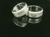 Partnerringe Silber 925 rhodiniert - LS-804/9