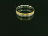 Moderner Bicolor-Trauring Silbergold Partnerringe - SG 634/5