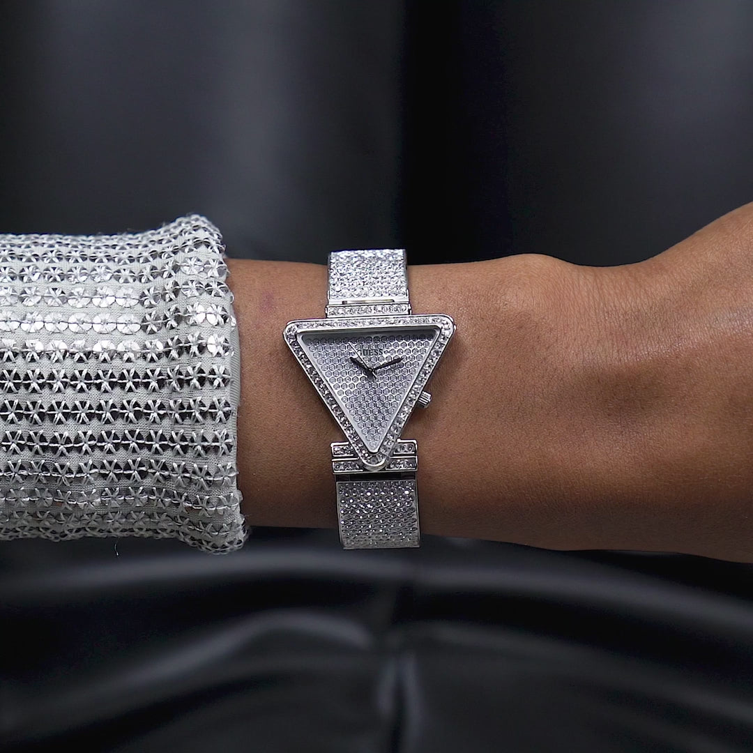 GUESS Fame Silbrig Damenuhr - GW0644L1