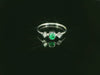 Eleganter Weissgoldring mit Diamant 0.15ct – 18 Karat Gold - YZ0003338