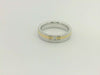 Bagues partenaires argent/or avec gravure gratuite - bague femme et homme - SGB-632/4.5