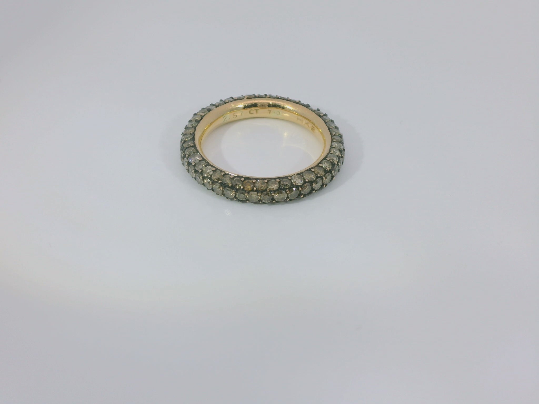 Damenring 750 Gelbgold Diamant 2.57 ct.