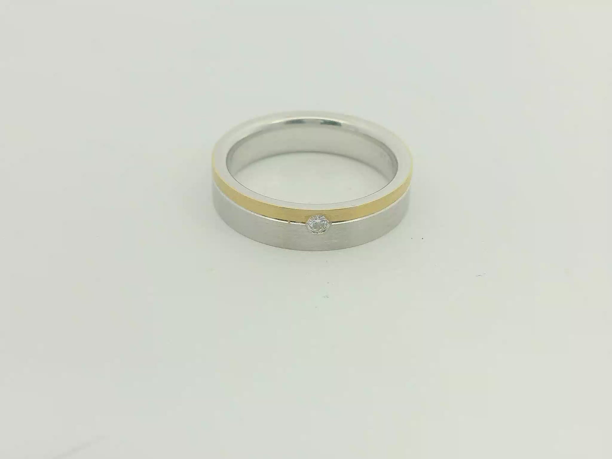 Partnerringe Silber 925 / 18 Karat - 750 Gold - SGB - 633/5