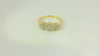 18K Gelbgold Ring mit 21 Diamanten