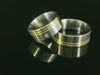 Partnerringe Titan & 24 Karat - 999 Gold - TG15/7