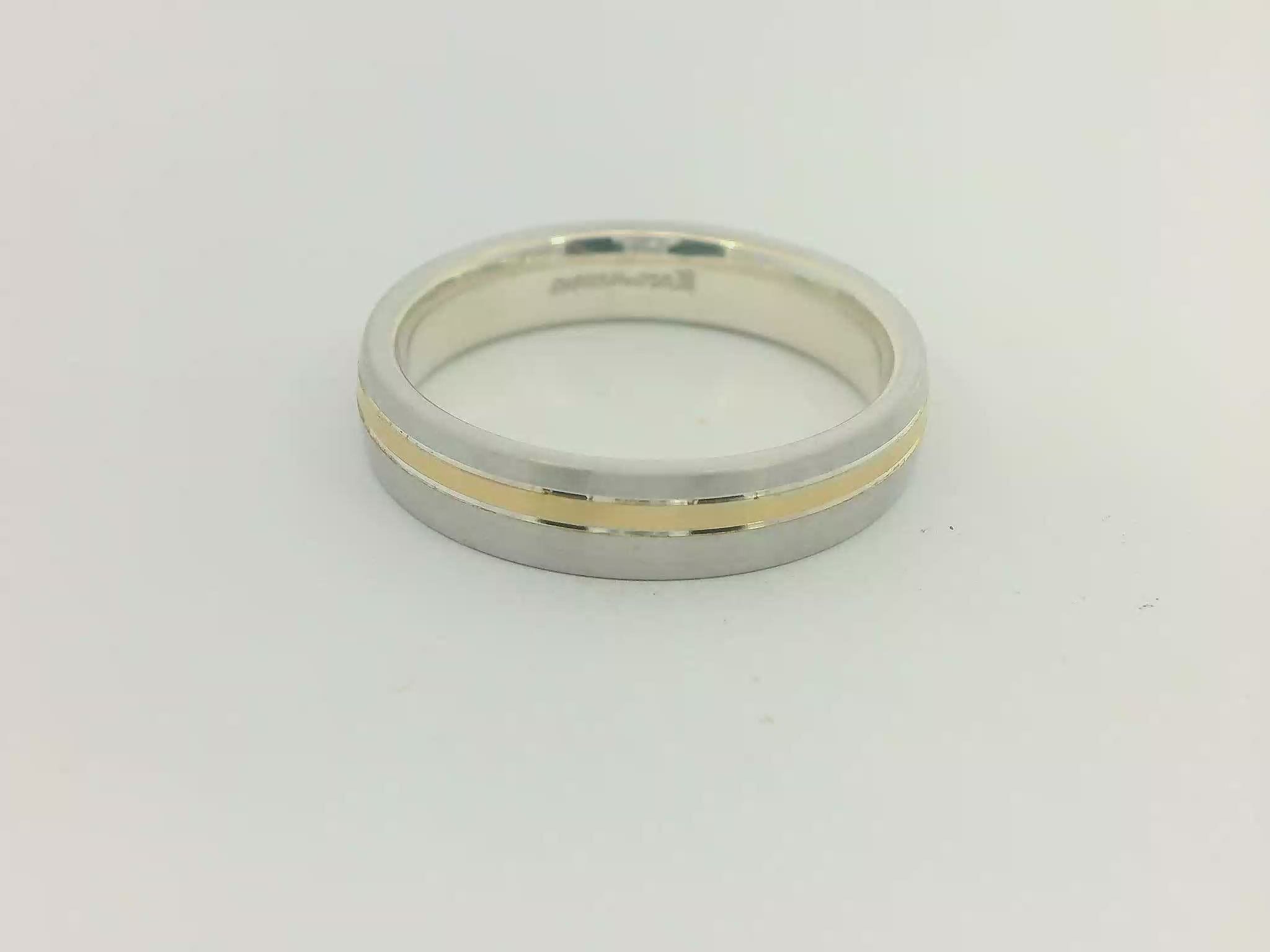 Partnerringe Silber/Gold SG-632/4.5 – Herrenring