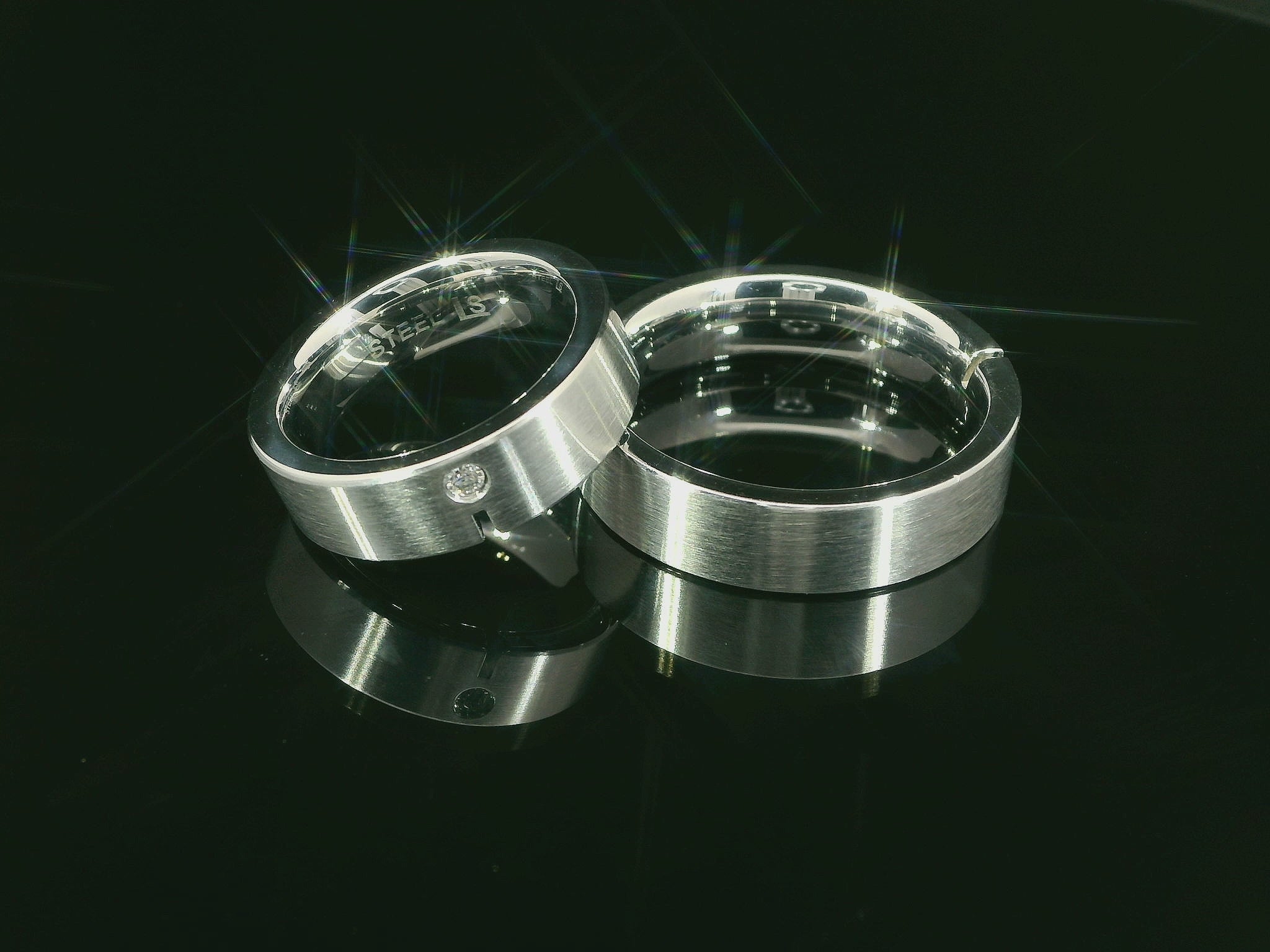 Partnerringe Edelstahl - IS/33-3/60 & IS/33-3S/60