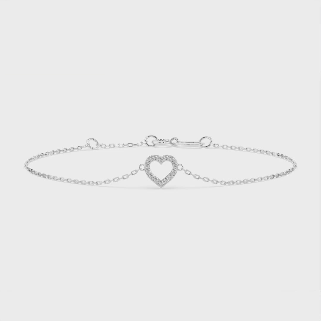 Elegantes Diamantarmband aus 18K Gold - 105-10005
