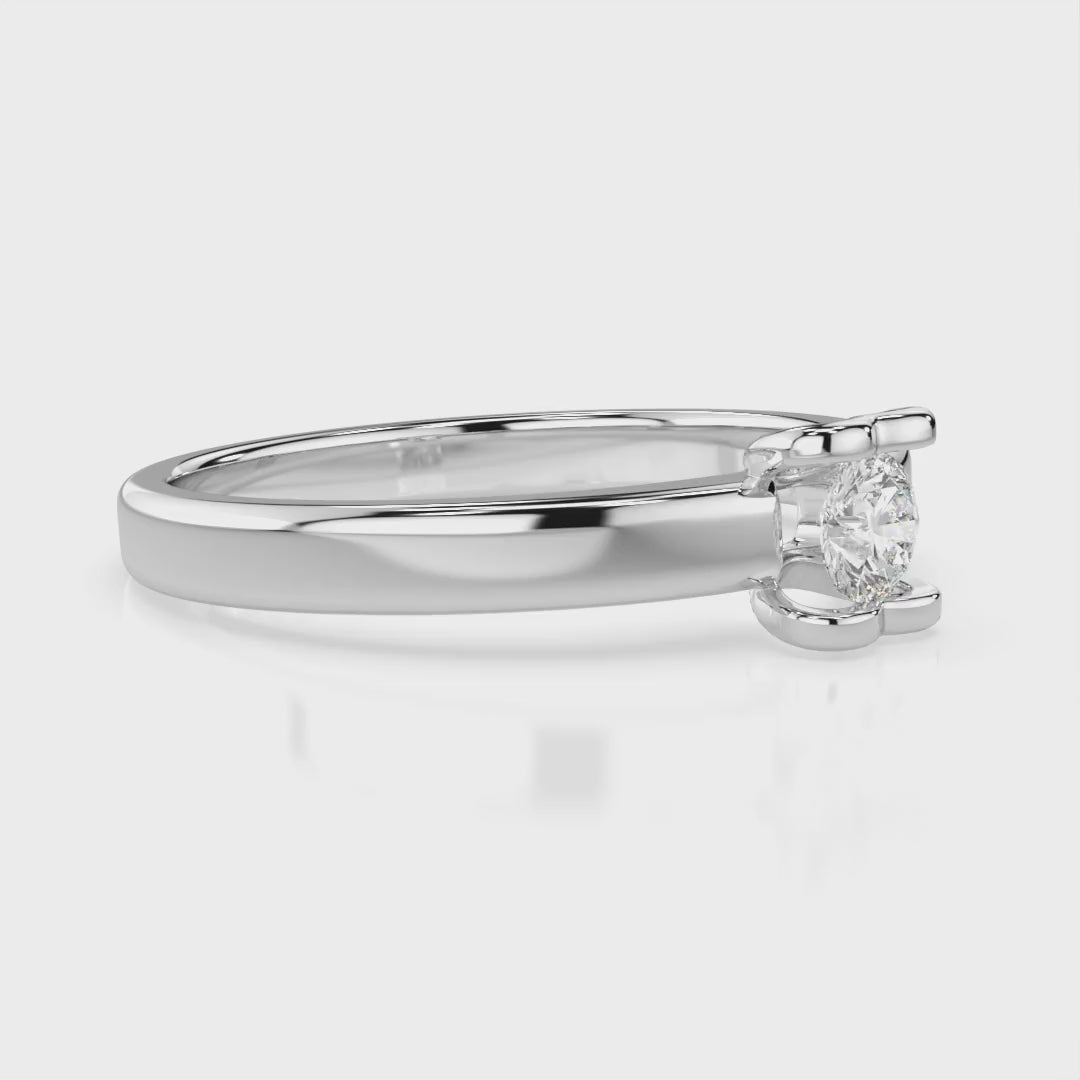 Eleganter Diamant-Ring aus 18K Gold - 101-10013(3.4)