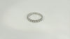 18K Weissgold Ring mit 22 Diamanten