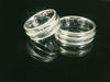 Partnerringe Silber 925 rhodiniert - LS- 808/8