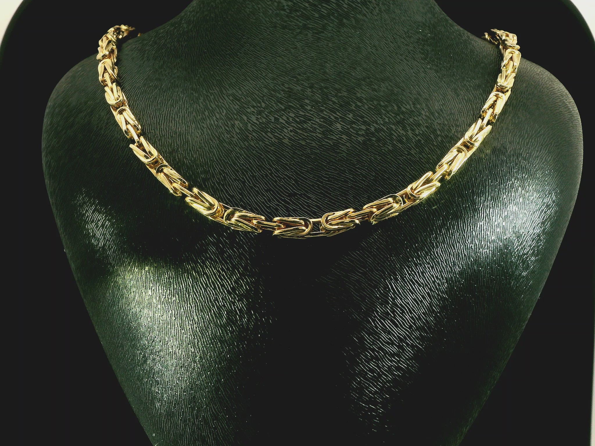 Königskette 750 Gelbgold 60 cm