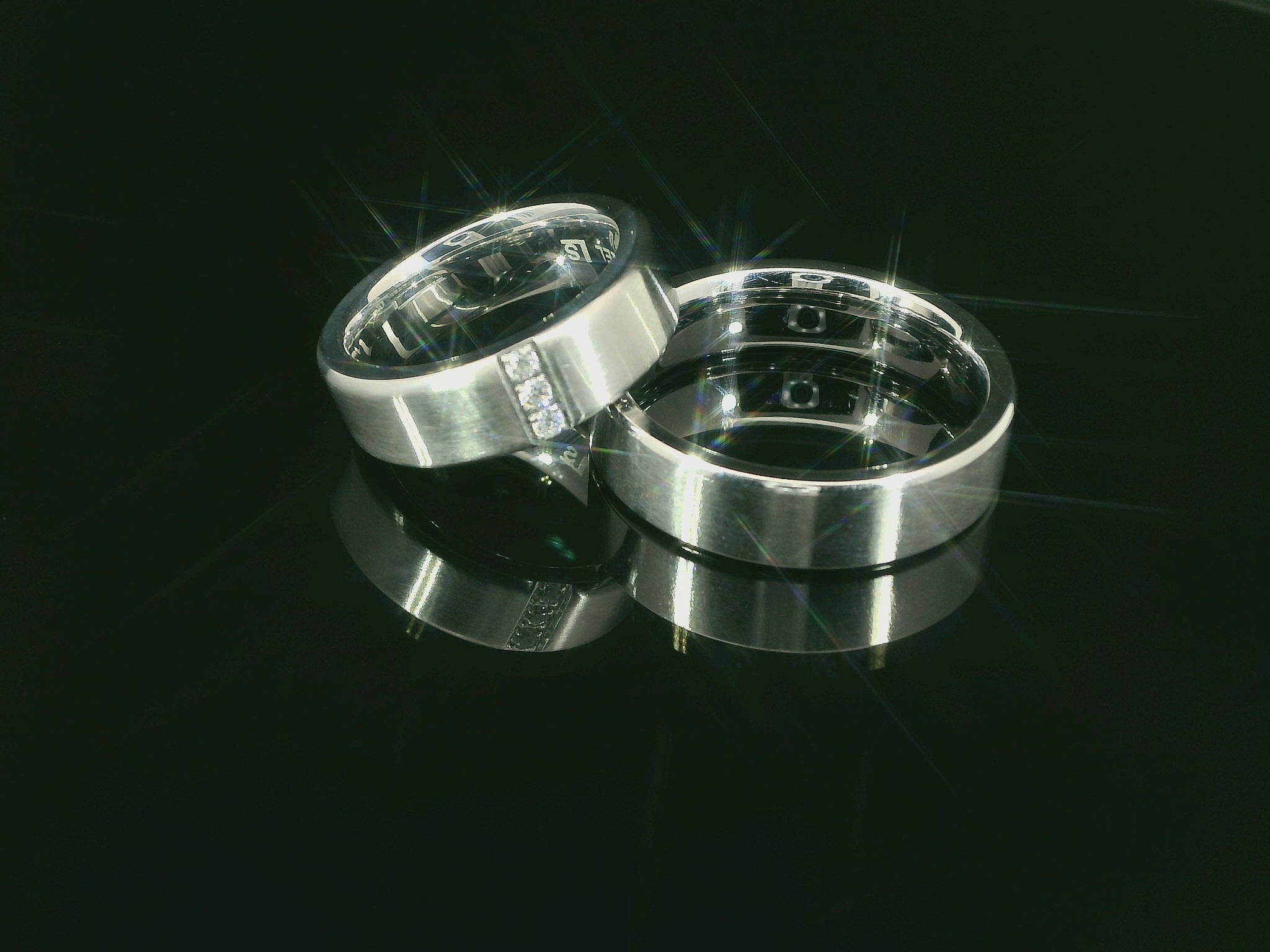 Partnerringe Edelstahl - IS/33-1/60 & IS/33-1S/60