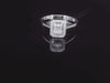 Bague luxueuse en or blanc 18 carats avec diamant de 0,29 ct – taille 54, disponible immédiatement – ​​BYZ0000077 