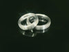 Partnerringe Silber 925 rhodiniert - S-31306/4
