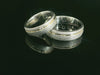Partnerringe Silber 925 / 18 Karat - 750 Gold - SGB - 119/6