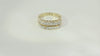 18K Gelbgold Ring 6,1g mit 22 Diamanten