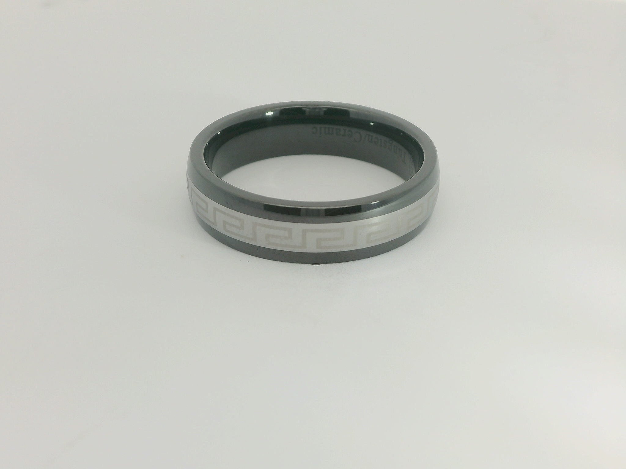 Bague de couple en tungstène et céramique avec gravure gratuite pour femme – TC-050/6