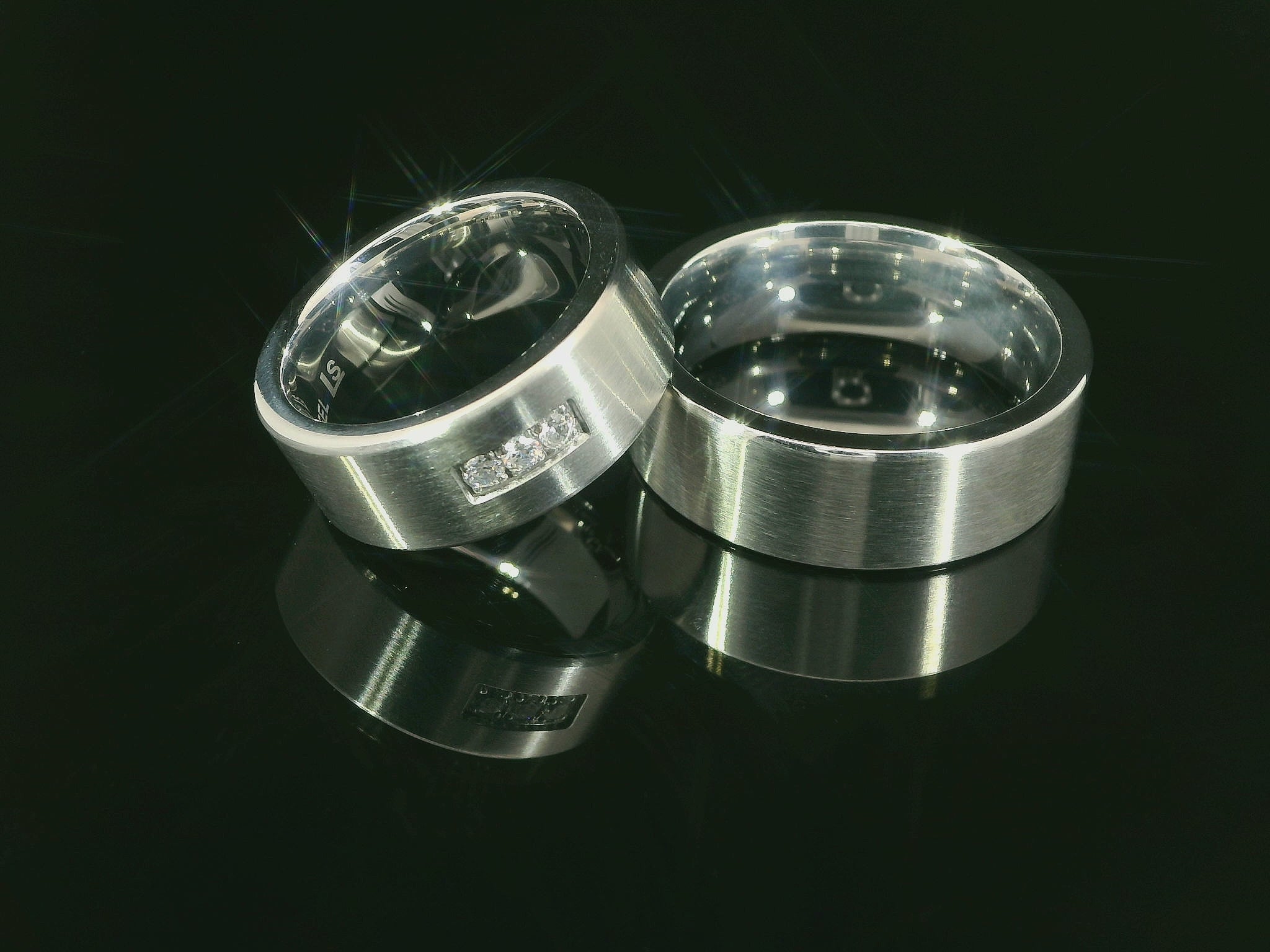 Partnerringe Edelstahl - IS/33-5/80 & IS/33-6S/80