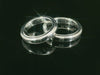 Partnerringe Silber 925 rhodiniert - S-31307/5