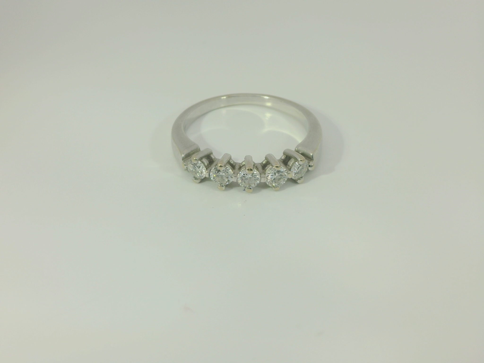 Damenring 750 Weissgold Diamant