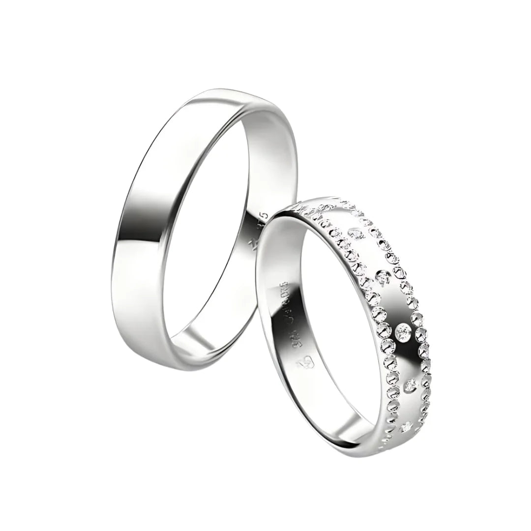 Rauschmayer First Individual Love - Trauringe mit 15 Brillanten