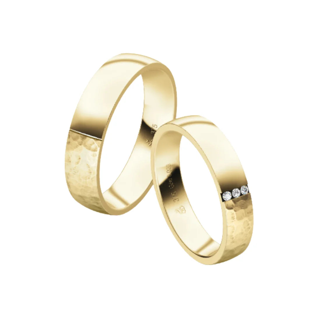 Rauschmayer First Individuell Love - Trauringe mit 3 Brillanten - 04026