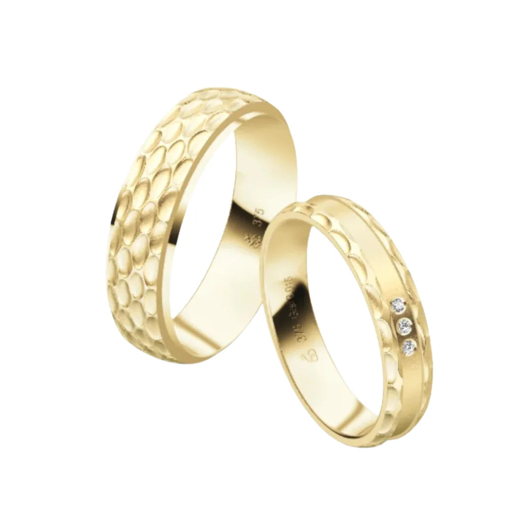 Rauschmayer First Individuell Love - Trauringe mit 3 Brillanten - 04030