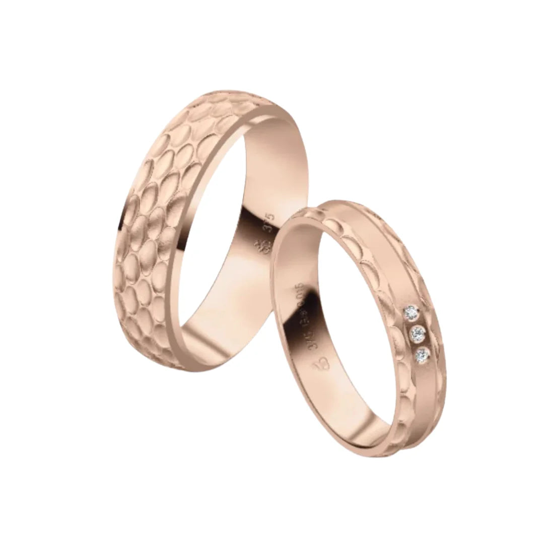 Rauschmayer First Individuell Love - Trauringe mit 3 Brillanten - 04030