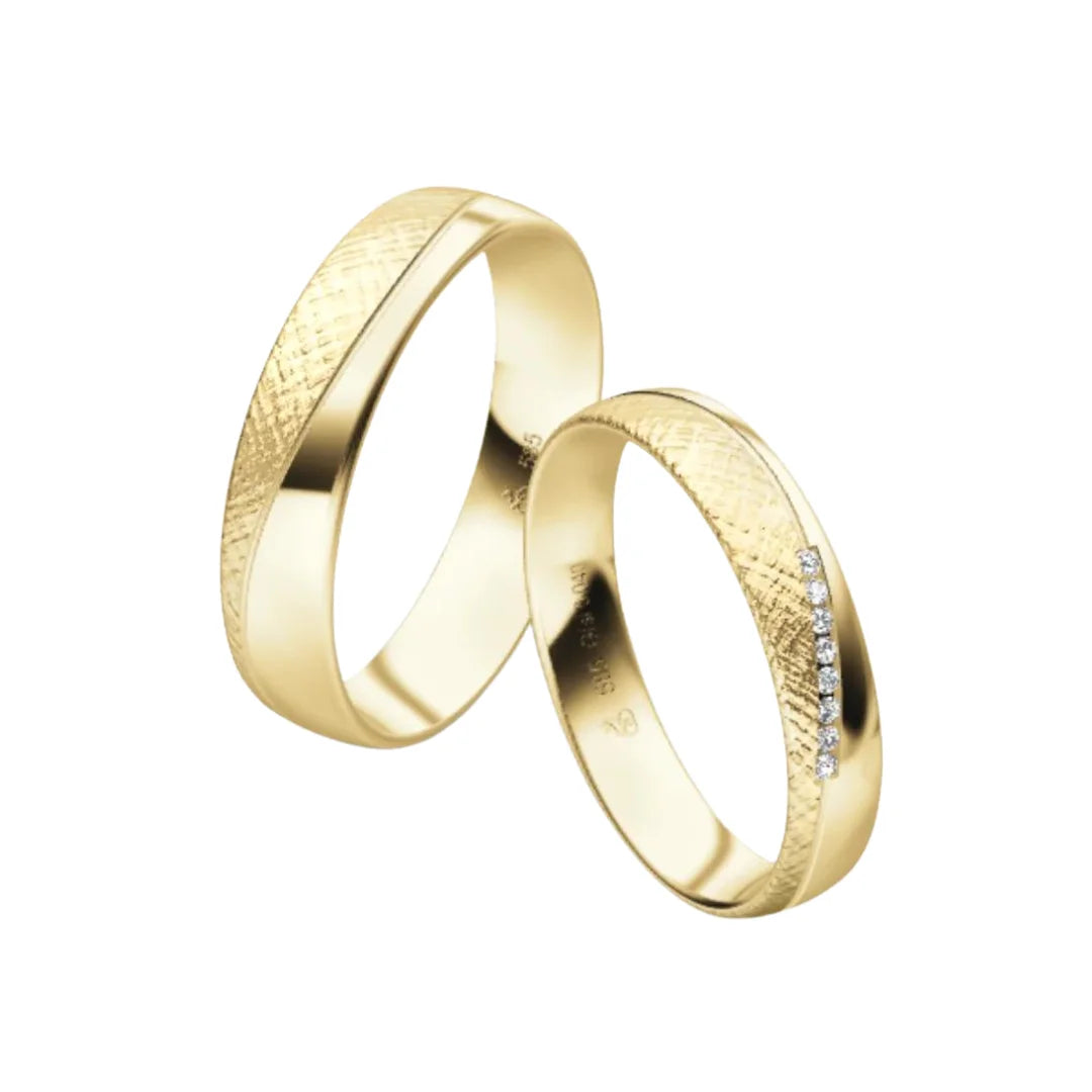 Rauschmayer First Individuell Love - Trauringe mit 8 Brillanten - 04905