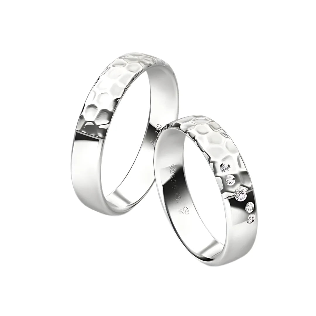 Rauschmayer First Individual Love - Trauringe mit 5 Brillanten 0,0225 ct./ges.