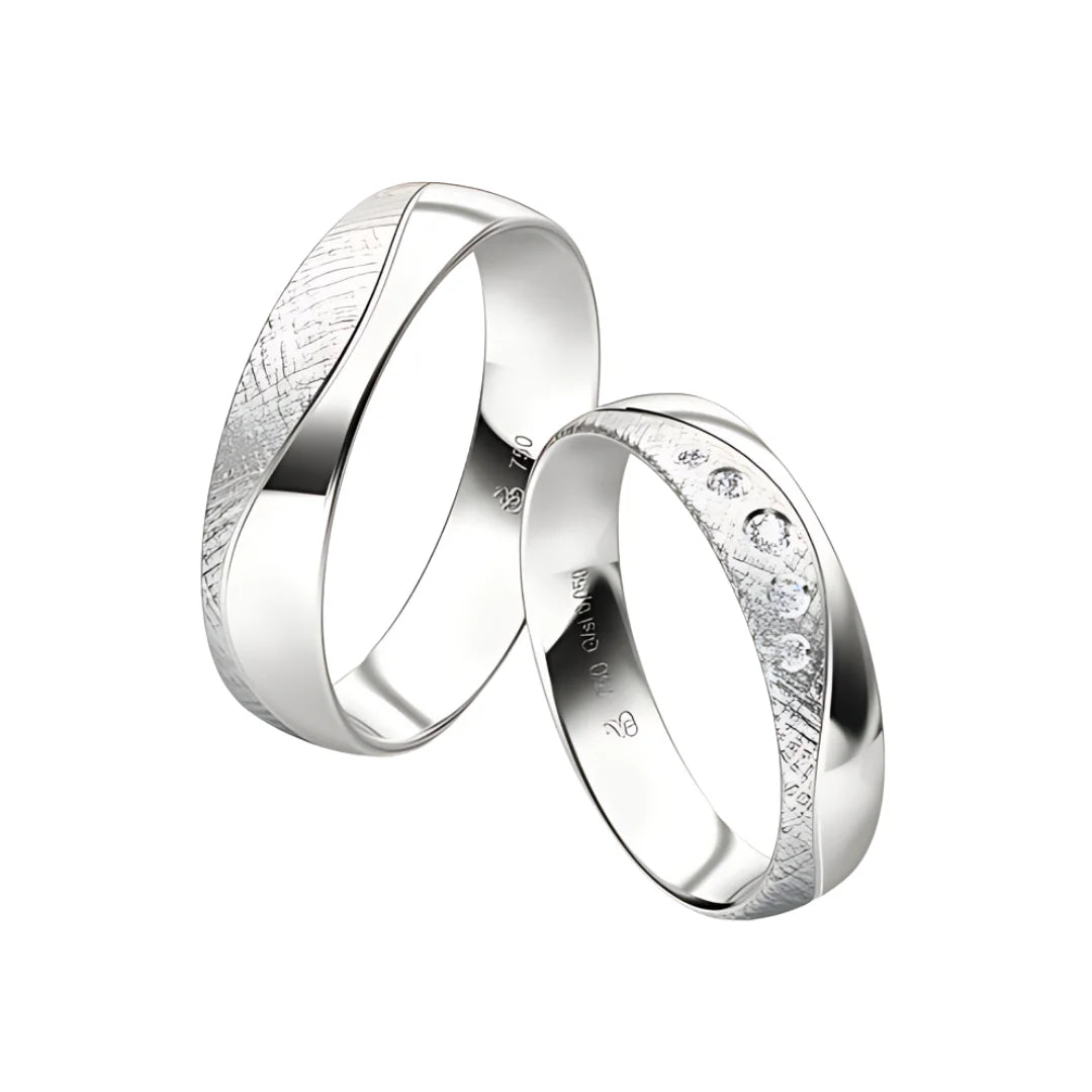 Rauschmayer Trauringe First Individual Love 3D mit 5 Brillanten - 04039