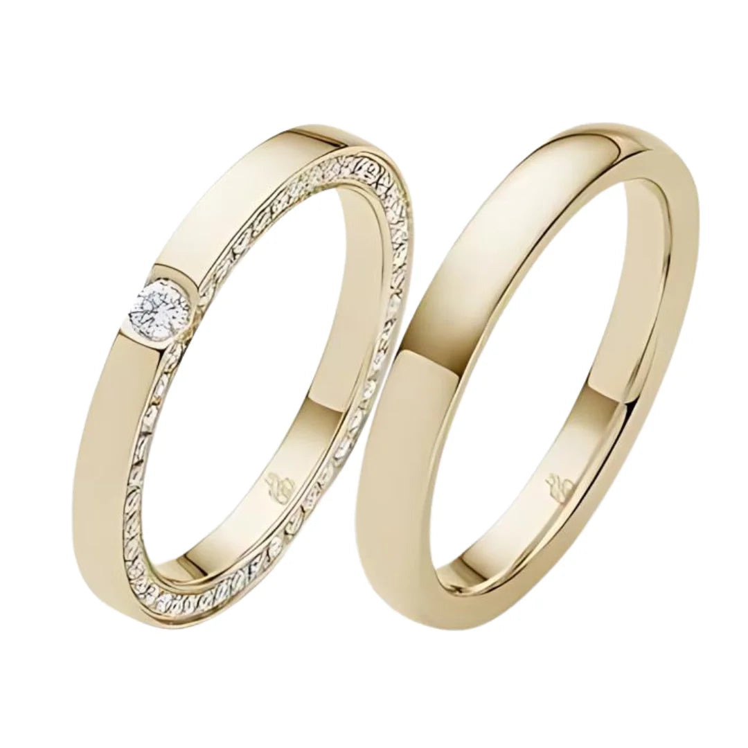 Rauschmayer Trauringe mit 46 Brillanten 0.275 ct./ges - 02104