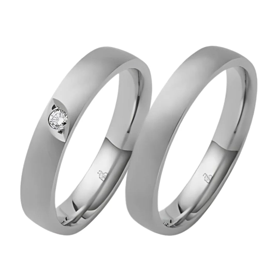 Rauschmayer Trauringe mit Brillant 0.040 ct. - 04072