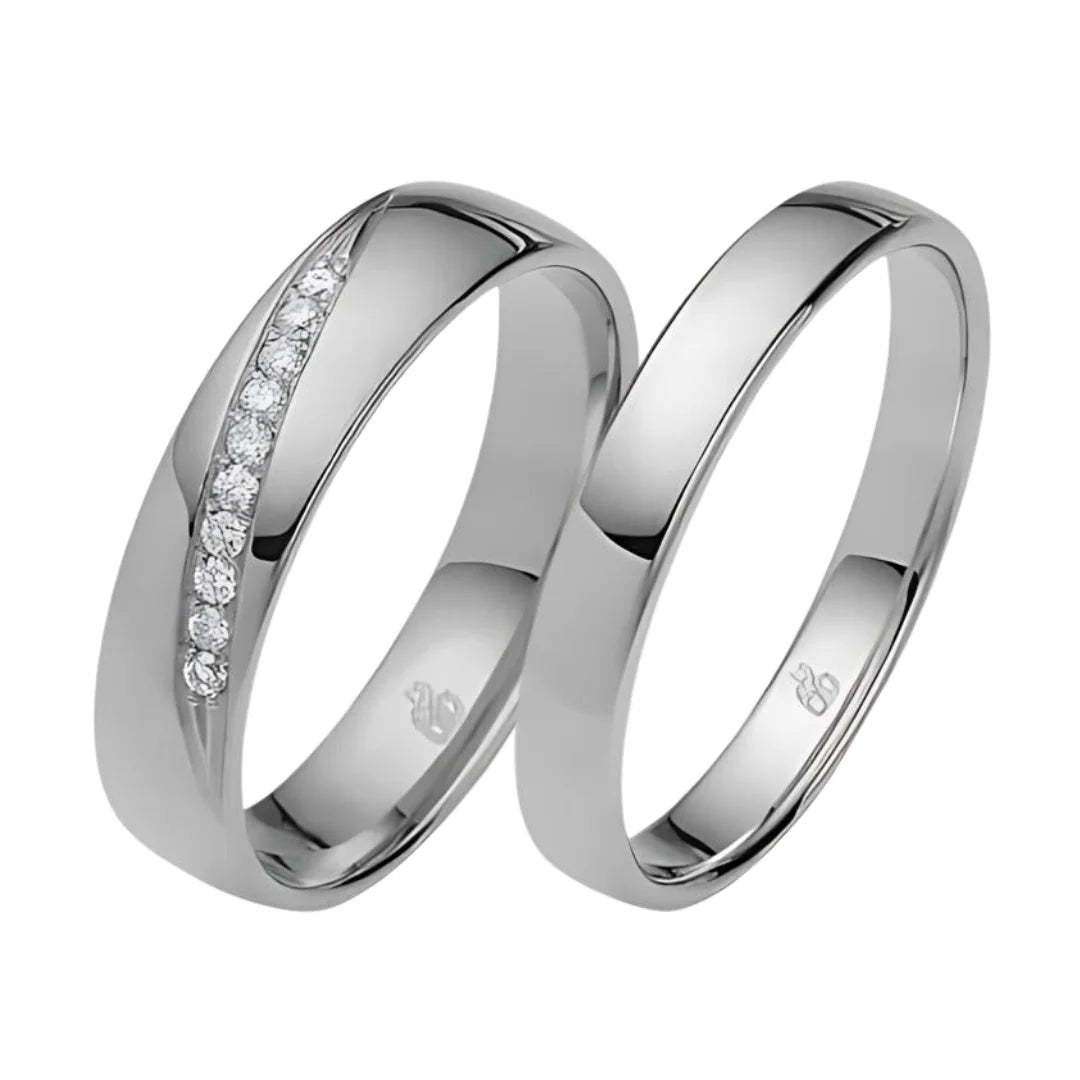 Rauschmayer More Stones 5th Trauringe mit 10 Brillanten - 04889