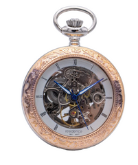 Residence Automatik Taschenuhr Doppeldeckel Bicolor – AS 9198